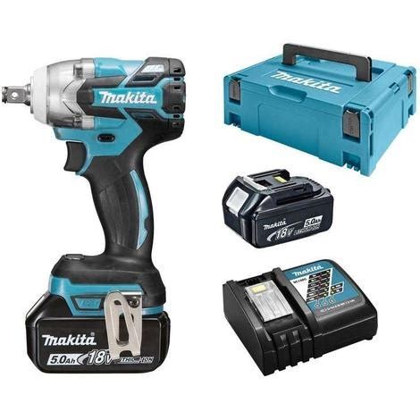 Makita DTW285RTJ Avvitatore Ad Impulsi 18V 1 2 2 Batterie 5Ah Con