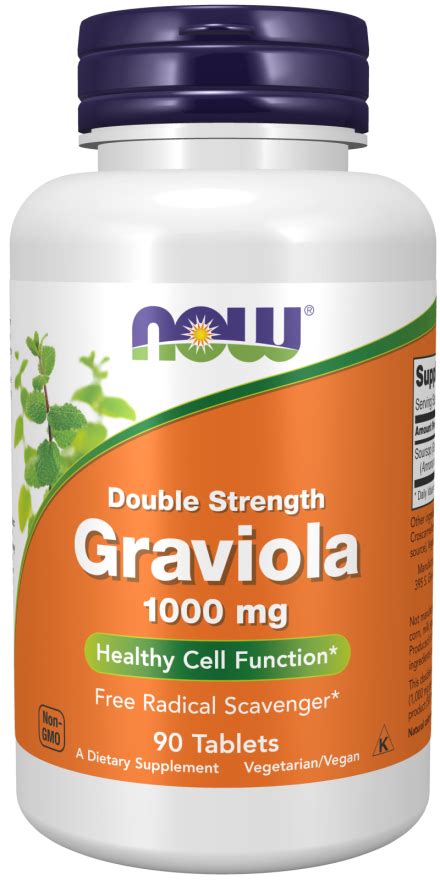 Graviola Supplement | Double Strength Tablets | NOW