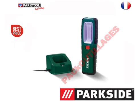 PARKSIDE LAMPE DE travail à LED sans fil max 360 100 lm 3 7 V