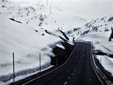 Winter Landscape Road Wallpapers - Wallpaper Cave