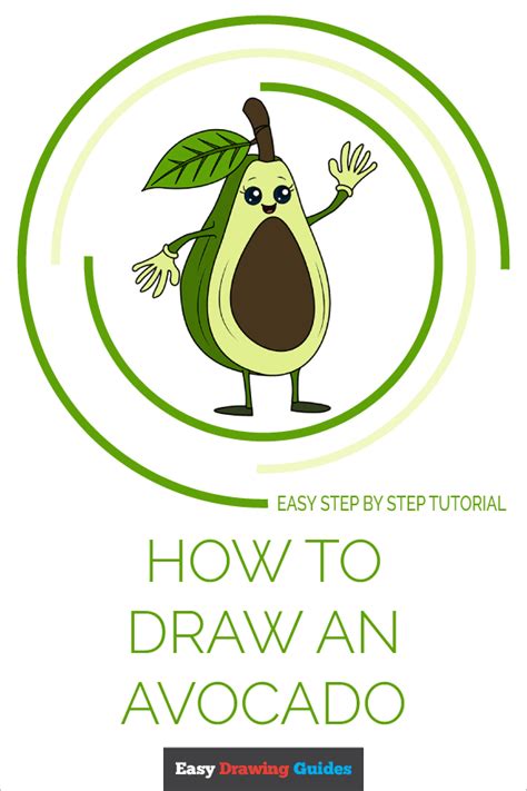 How to Draw an Avocado - Really Easy Drawing Tutorial