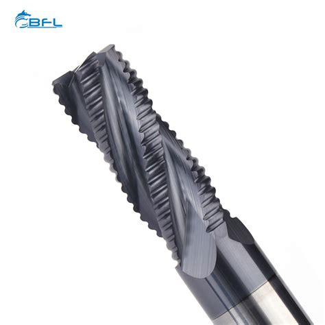 Bfl Solid Carbide 4 Flute Rough End Mills Bottom Milling Cutter China