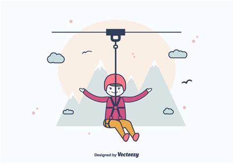 Zipline Vector Art Icons And Graphics For Free Download