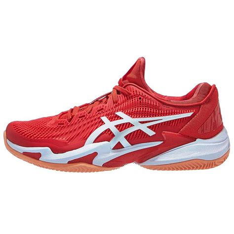 Asics Court Ff Novak Clay Fiery Red White