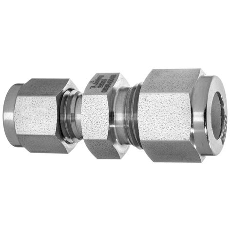 Union Reducer Instrumentation Tube Fitting Double Ferrule 316