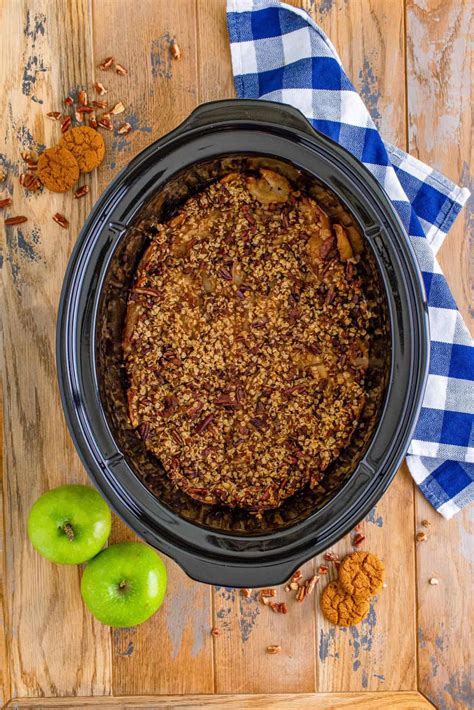 Crock Pot Apple Crisp The Country Cook