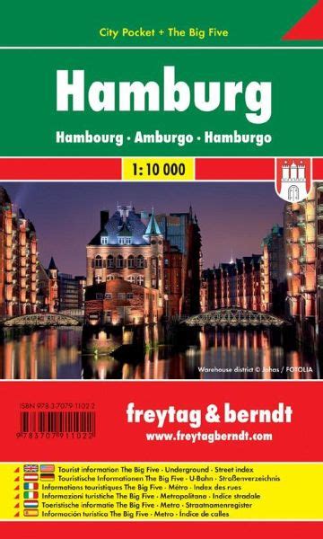 Freytag And Berndt Stadtplan Hamburg City Pocket Stadtplan 1 10 000