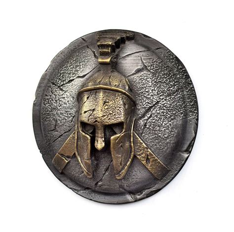 Hoplite Greek Shield Corinthian Helmet Wall Decor Spartan Helmet On The