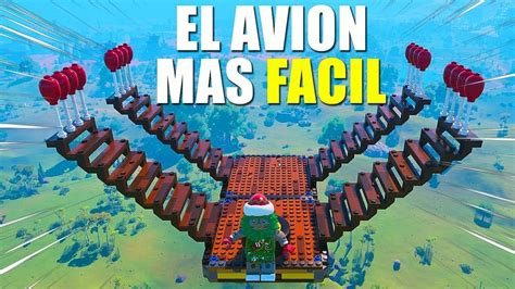 Como Construir Un Avion Para Ahorrar Recursos En Lego Fortnite Youtube