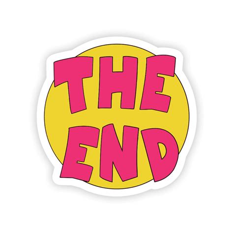 The End Sticker – stickermirchi.com