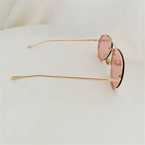 Accessories Rose Gold Metal Aviator Sunglasses Poshmark