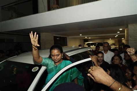 Kcrs Daughter Kavitha Arrested By Ed In Delhi Excise Policy Case To Be Flown To National