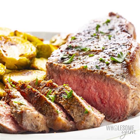 How To Cook New York Strip Steak In The Oven Wholesome Yum