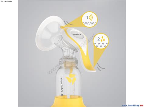 Ручной молокоотсос Medela Harmony Flex (White/Yellow) купить в Кишиневе ...