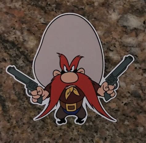 Yosemite Sam Sticker Back Off Decal Ebay