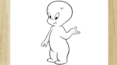 Como Desenhar O Gasparzinho How To Draw Casper The Friendly Ghost