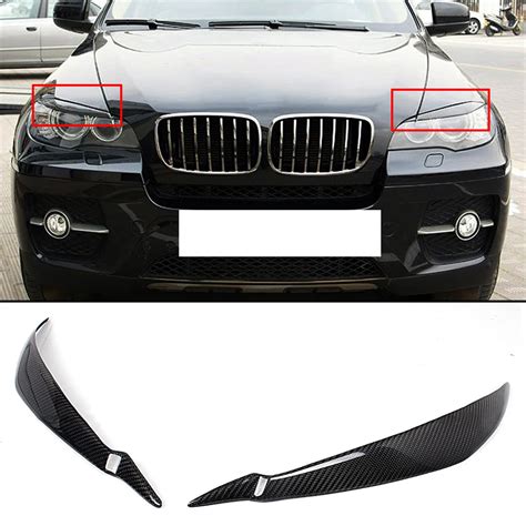 Aliexpress Buy Pair Carbon Fiber Headlight Cover Eyelids