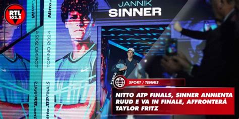 Nitto Atp Finals Sinner annienta Ruud e va in finale affronterà