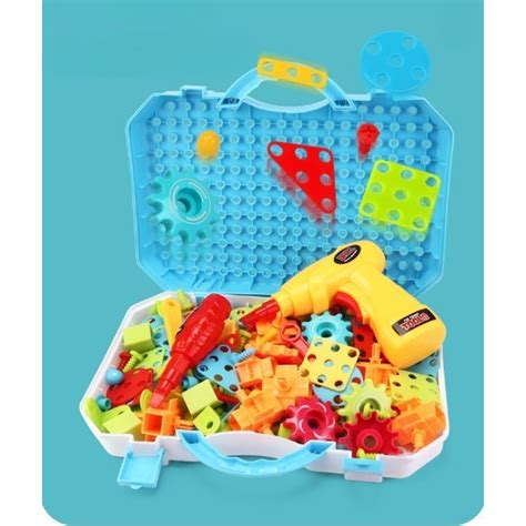 Jucarie Educativa Si Interactiva Flippy Set De Constructie Puzzle Din