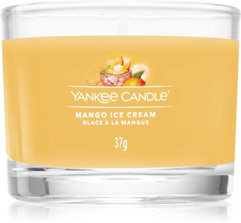 Yankee Candle Mango Ice Cream Votive Candle Glass Notino Co Uk