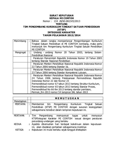 Detail Contoh Sk Tim Pengembang Kurikulum Koleksi Nomer 46