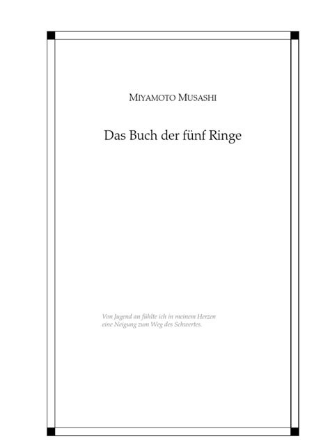 Pdf Musashi Miyamoto Das Buch Der F Nf Ringe Dokumen Tips