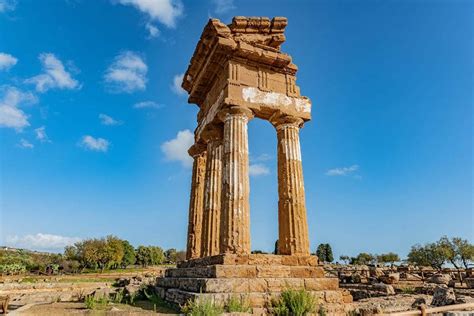 Temple de Castor et Pollux Vallée des temples d Agrigente