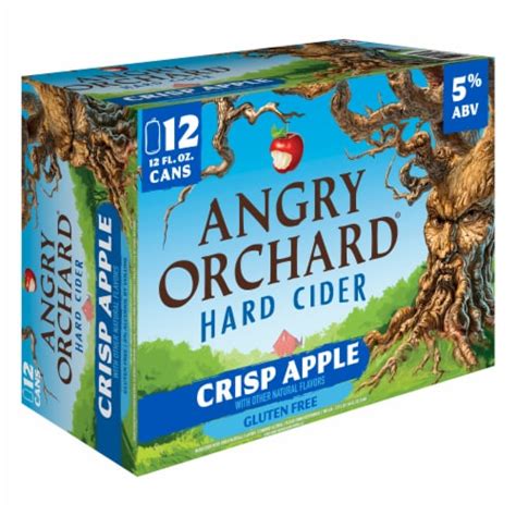 Angry Orchard Crisp Apple Hard Cider Beer Cans Fl Oz King