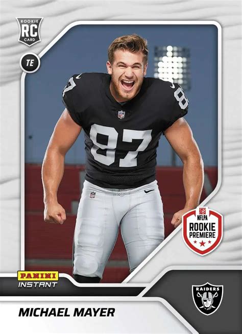 NFL Las Vegas Raiders 2023 Instant RPS First Look Football Single Card