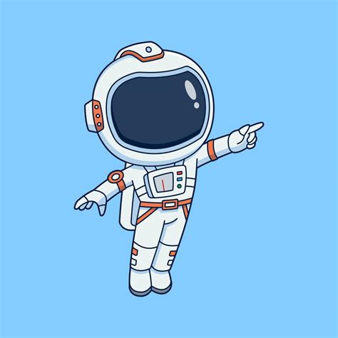 Cute astronaut wearing space suit 4752815 Vector Art at Vecteezy