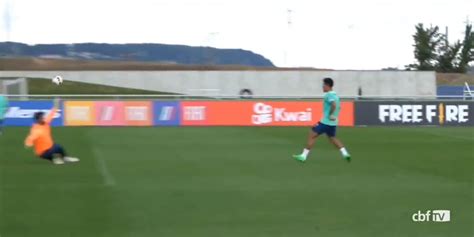 Bobby Firmino scores hat-trick of goals past Alisson in Brazil training