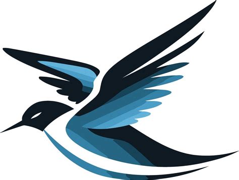 Abstract Blue Bird Logo Design Perfect For A Tech Company Or Creative