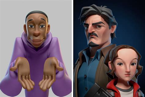 47 Pop Culture Characters And Celebrities Recreated Into 3d Caricatures