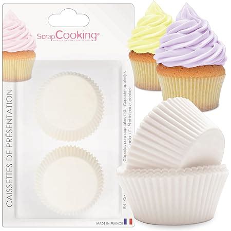 Scrapcooking Lot De Caissettes Cupcakes Muffins Blanches