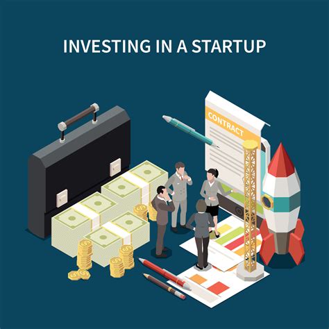 startup project isometric colored concept  vector art  vecteezy