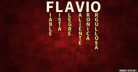 Qu Significa Flavio