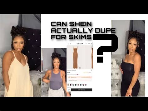 SHEIN BASICS TRY ON HAUL CAN SHEIN ACTUALLY DUPE FOR SKIMS YouTube