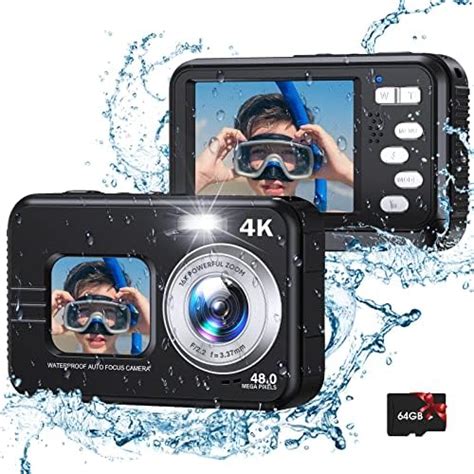 Jckduhan K Wasserdichte Digitalkamera Mp Autofocus Unterwasserkamera