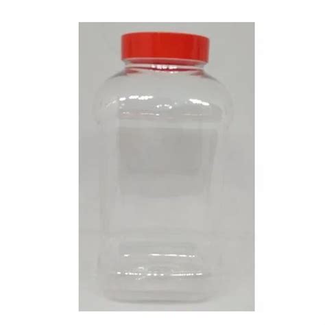 Radhe Containers Capacity 1500 ML Pet Jar For Tea Powder Jar Capacity