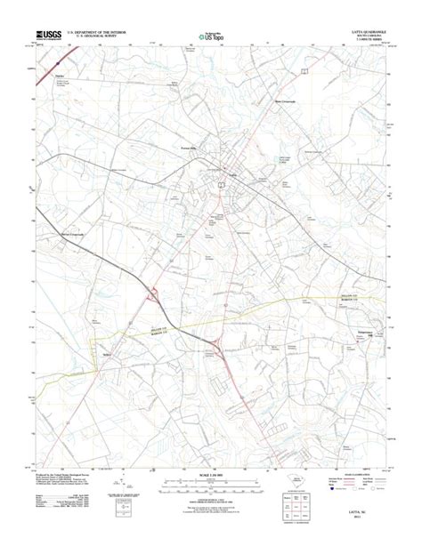 Latta, SC (2011, 24000-Scale) Map by United States Geological Survey ...