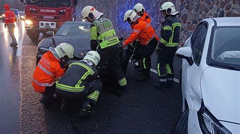 Accidente M Ltiple En La A A La Altura De Imotz Con Cuatro Veh Culos