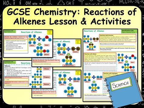 KS4 AQA GCSE Chemistry Science Reactions Of Alkenes Lesson