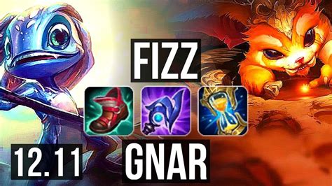 Fizz Vs Gnar Top 1 8m Mastery 8 1 1 600 Games Godlike Na