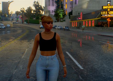 Neat Bun With Bangs Hairstyle For MP Female GTA5 Mods