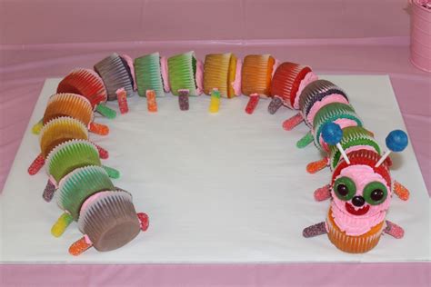 Rainbow Caterpillar Cake with a Splash of Pink | Caterpillar cake, Kids ...