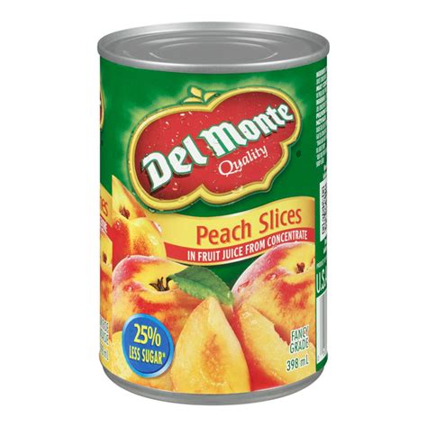 Del Monte Canned Fruit Peaches In Fruit Juice Concentrate Whistler