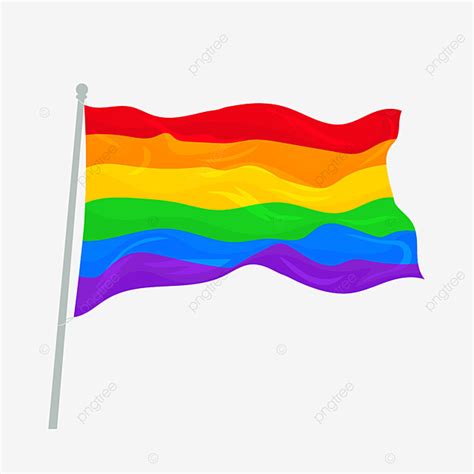 Ondeando La Bandera Del Arco Iris Lgbt Png Dibujos Orgullo Gay Arco