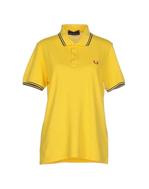 Lyst Fred Perry Polo Shirt In Yellow