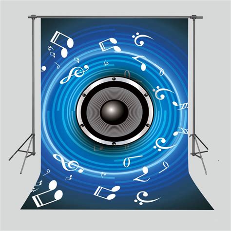 MOHome 5x7ft Backdrop Music Notes Flying from the Sound Photography Background Abstract Awesome ...