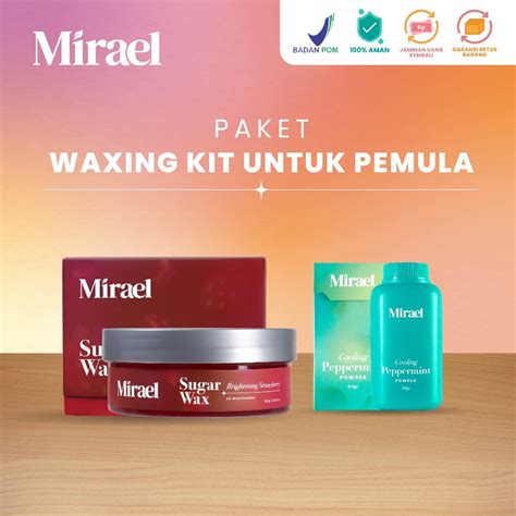 Jual MIRAEL Paket Sugar Waxing Kit Untuk Pemula Waxing Ketiak Waxing